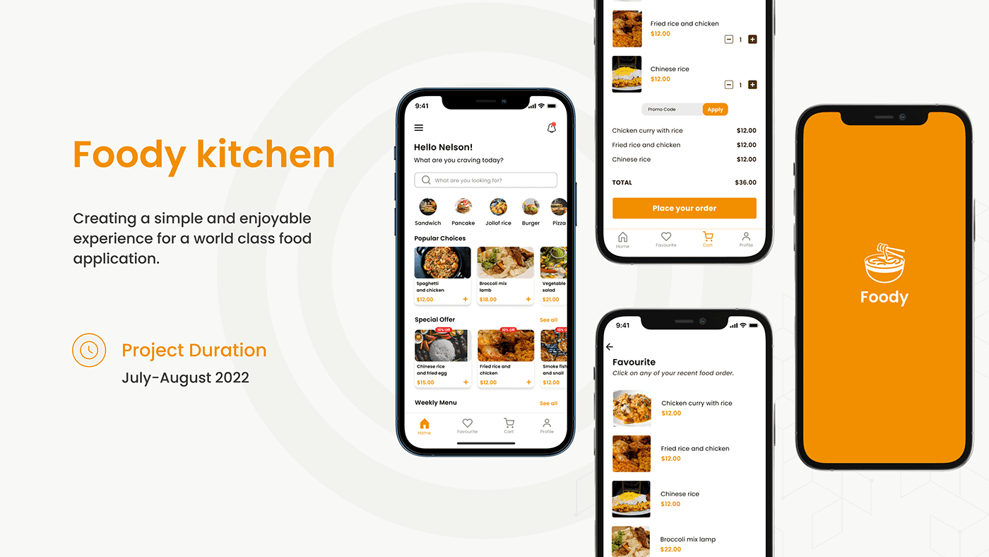 Foody Kitchen UX Case Study